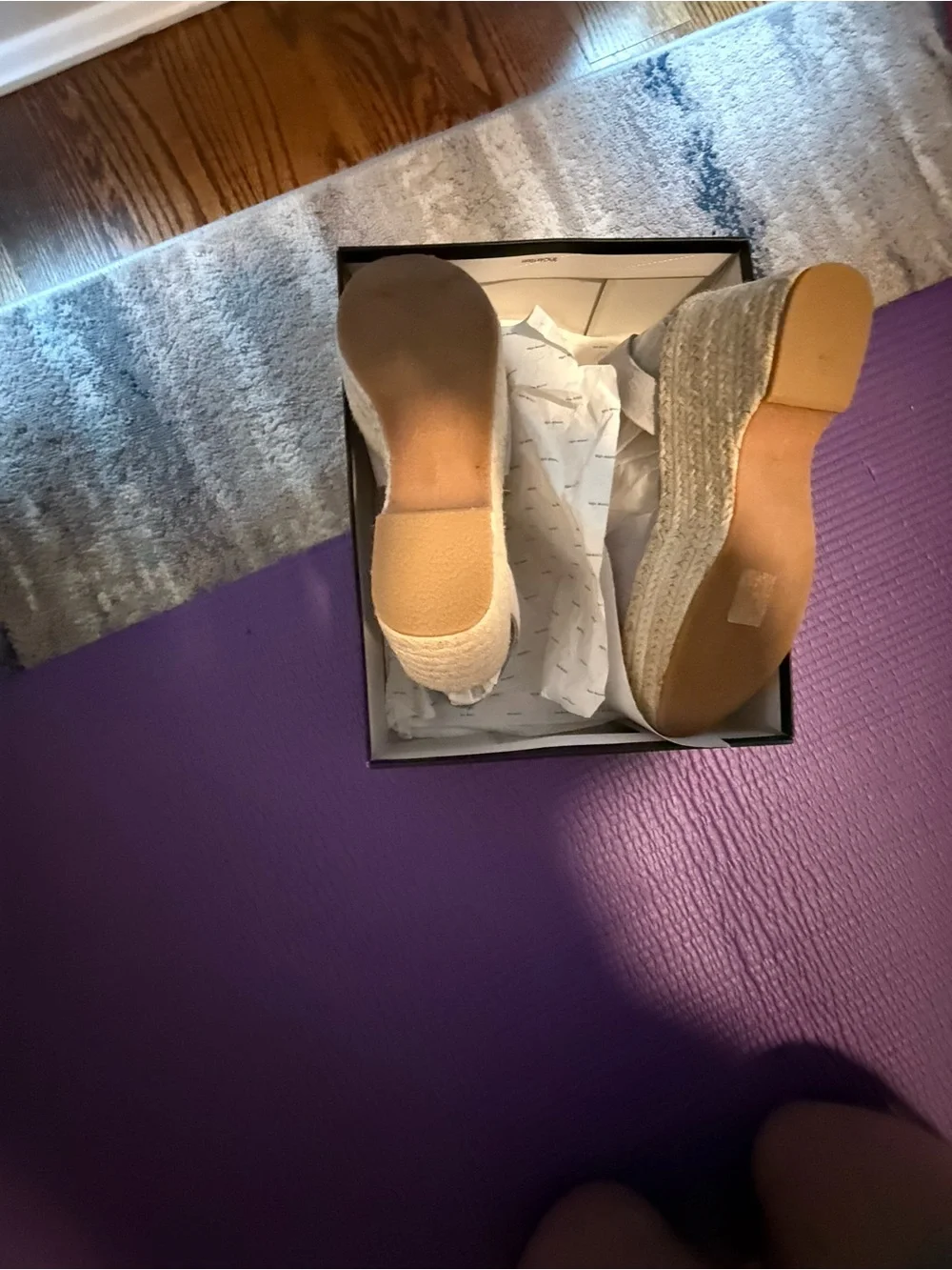 Dolce Vita Grey Suede Platform Sandals with Ankle Strap